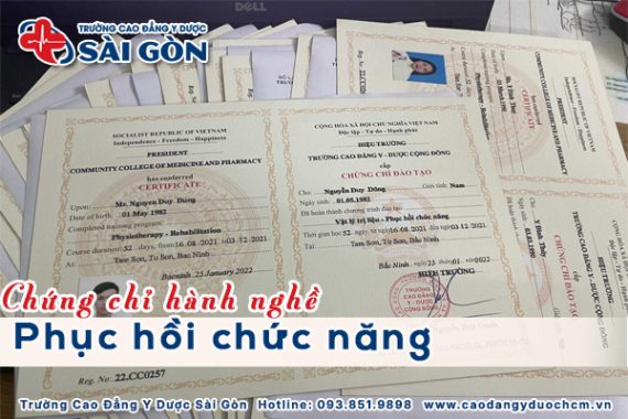 Chứng chỉ hành nghề Phục hồi chức năng